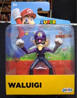 WaLuigi Jakks Pacific Super Mario 2.5 inch Action Figure