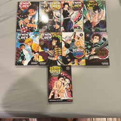 Demon Slayer Manga Volume 1-11 Missing 4 and 8