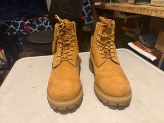 Timberland 6 Inch  8M Wheat Nubuck Waterproof Boots