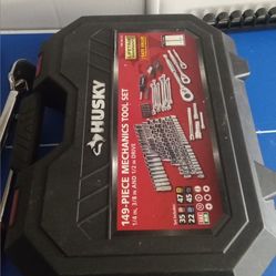 Husky 149 piece Mechanics Tool Set 1/4", 3/8, 1/2 inch Drive with Case 