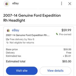 Ford Expedition Headlights With Bulbs