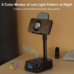 new Phone Stand with Bluetooth Speaker Adjustable Cell Phone Stand with Wireless Induction Bluetooth Speaker, HD Surround Sound for Home and Outdoors,