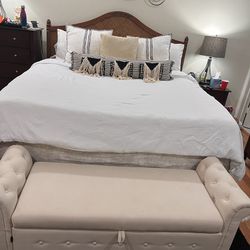 King Size Bed Set With Mattress