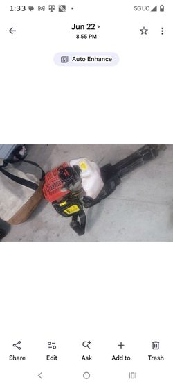 Gas powered jack hammer
