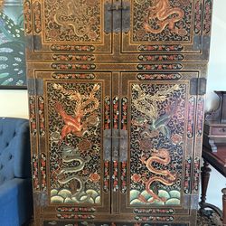 Antique Large Chinese Wedding Armoire- Must be picked up by Sun 3/1 in Orange, CA