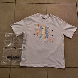 White Burberry T-shirt 