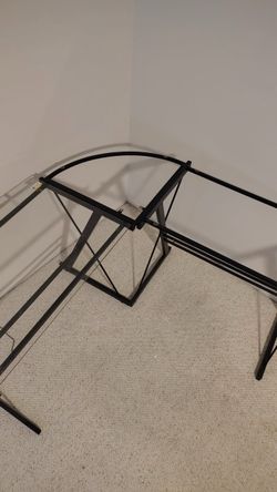 Black Metal Desk