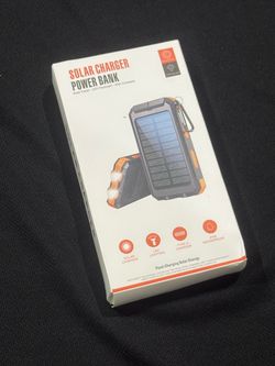 Solar-Charging Power Bank never used