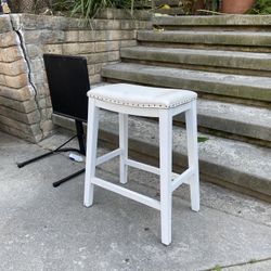 White Bar Stool