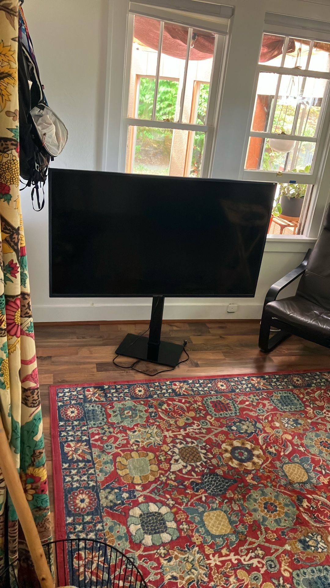 54" TV On Swivel Stand