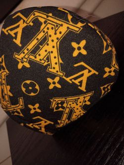 Black and Gold L Print face mask