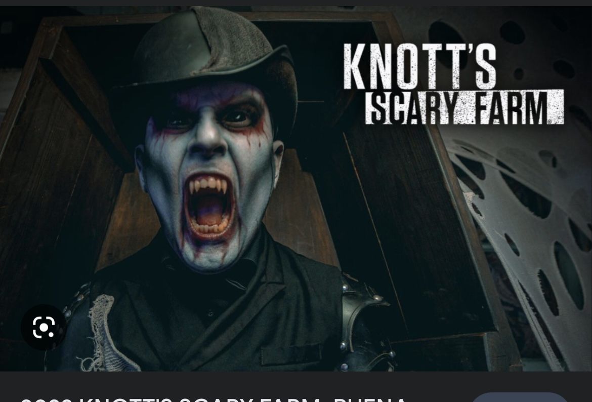 KNOTTS SCARY FARM TIX weekend/today **HALF OFF***
