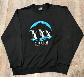 Vintage Dog Town Chile Crewneck Sweater Size Medium
