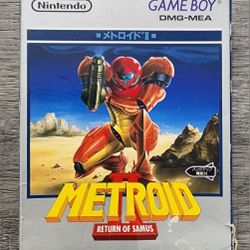 Metroid II 2 Return of Samus Nintendo Game Boy Japan Import