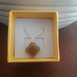 Sterling Silver Necklaces With Real Gemstone Pendants