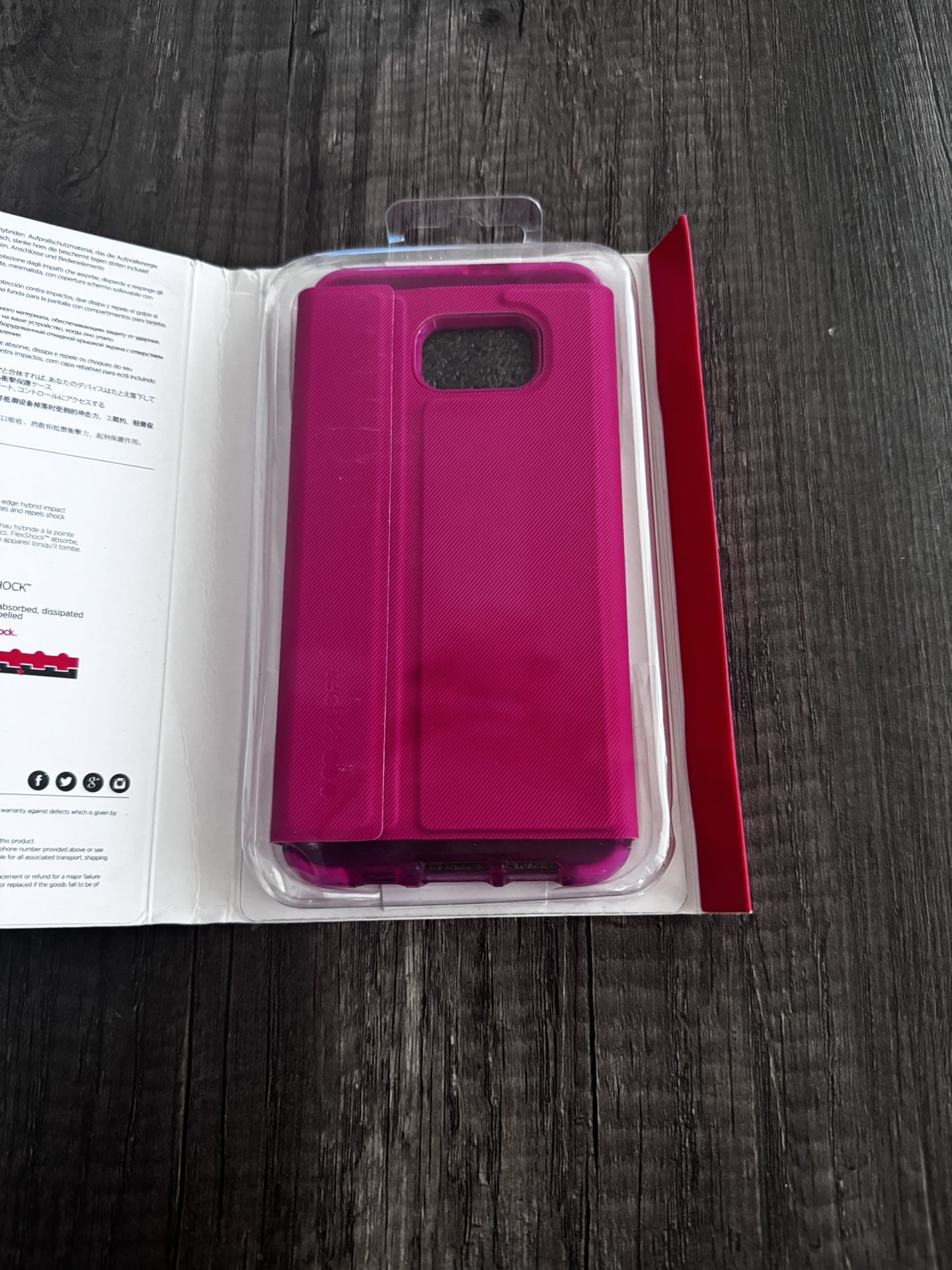 Samsung Galaxy S6 Edge + Phone Cover Pink 