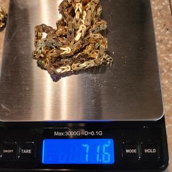 GOLD NECKLACE 14K HEAVY