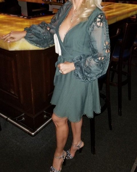 Green Embroidered Party Cotton Elegant Dress