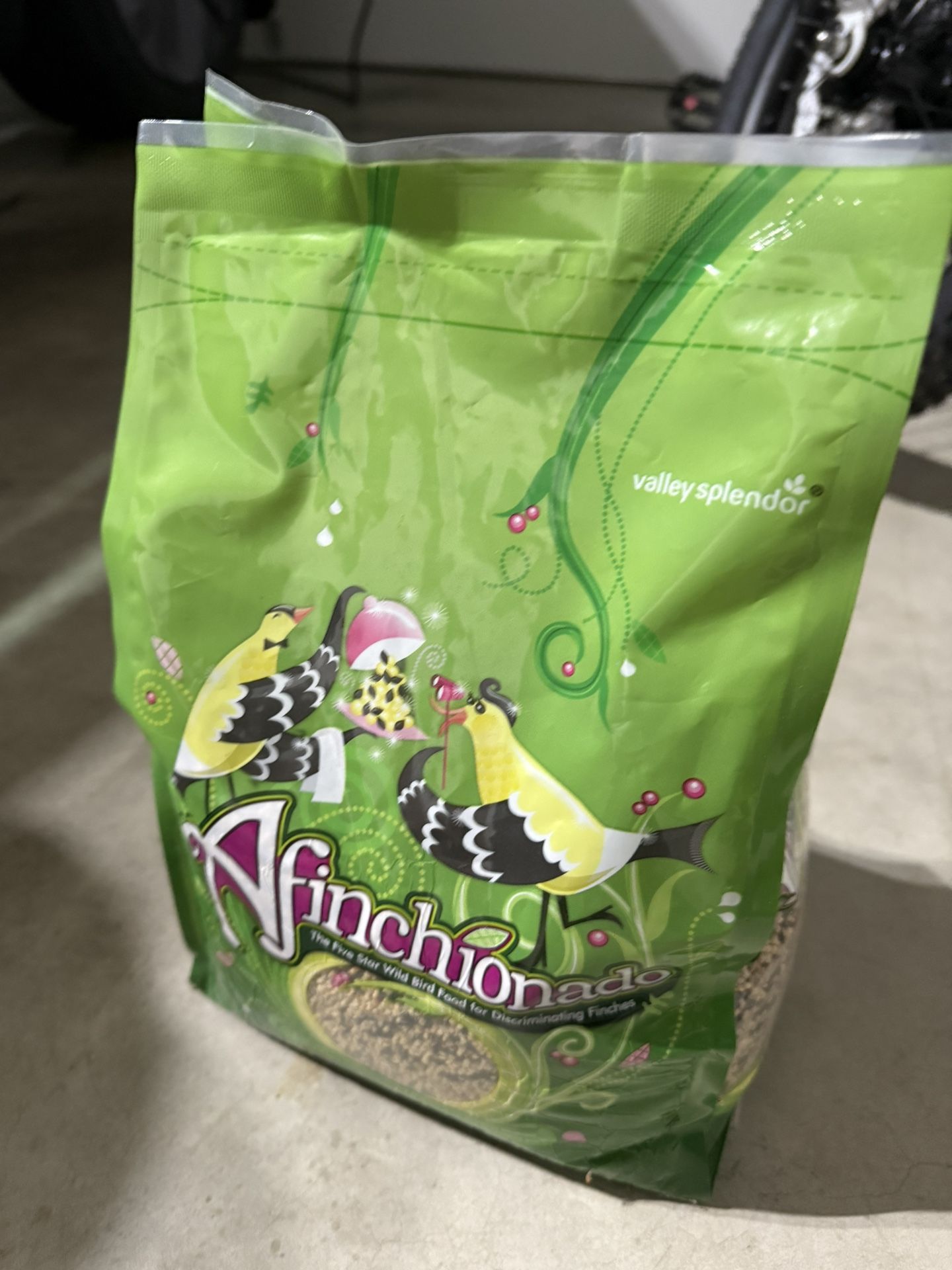 5lb Valley Splendor AFinchionado Bird Food – New, Sealed Bag