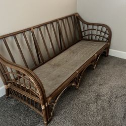 Wicker Rattan Futon  Couch