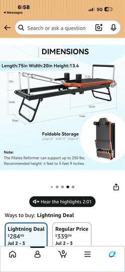 Pilates machine