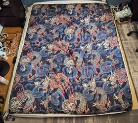 Shikibuton Dragon Japanese Futon Mattress – Queen Size – Made in Japan