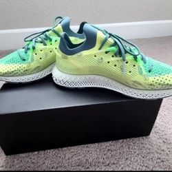 Adidas 4D Fusio - Kith - Semi Frozen Yellow / Hazy Emerald / Dove Grey 7.5