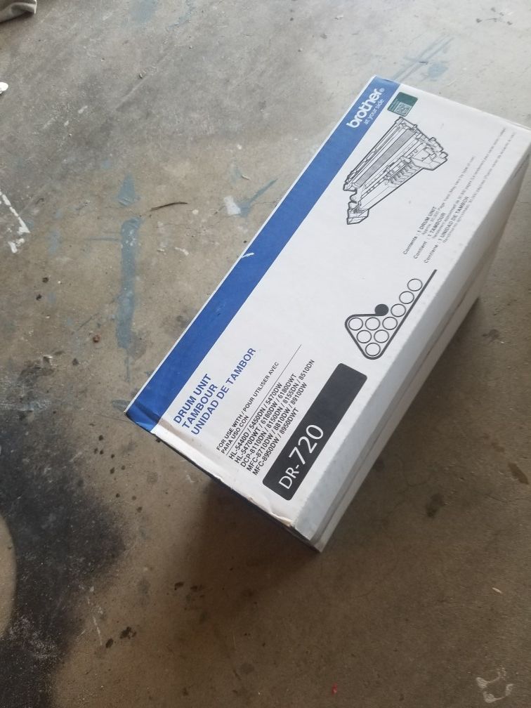 Brother dr720 drunk unit. On opened new. Original brother