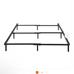 Compack Full Black Metal Bed Frame 40