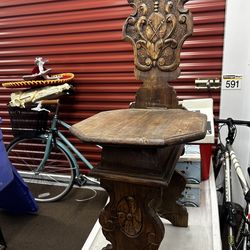 Colonial Era Wooden Stool