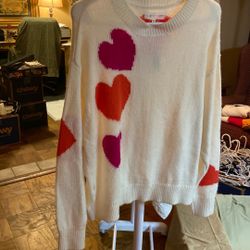 Lou & Grey for Loft heart sweater.  