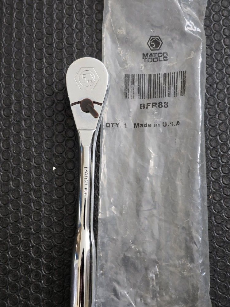 Matco tools 3/8" Drive 8" EIGHTY8 Tooth Fixed Ratchet USA- Read Description