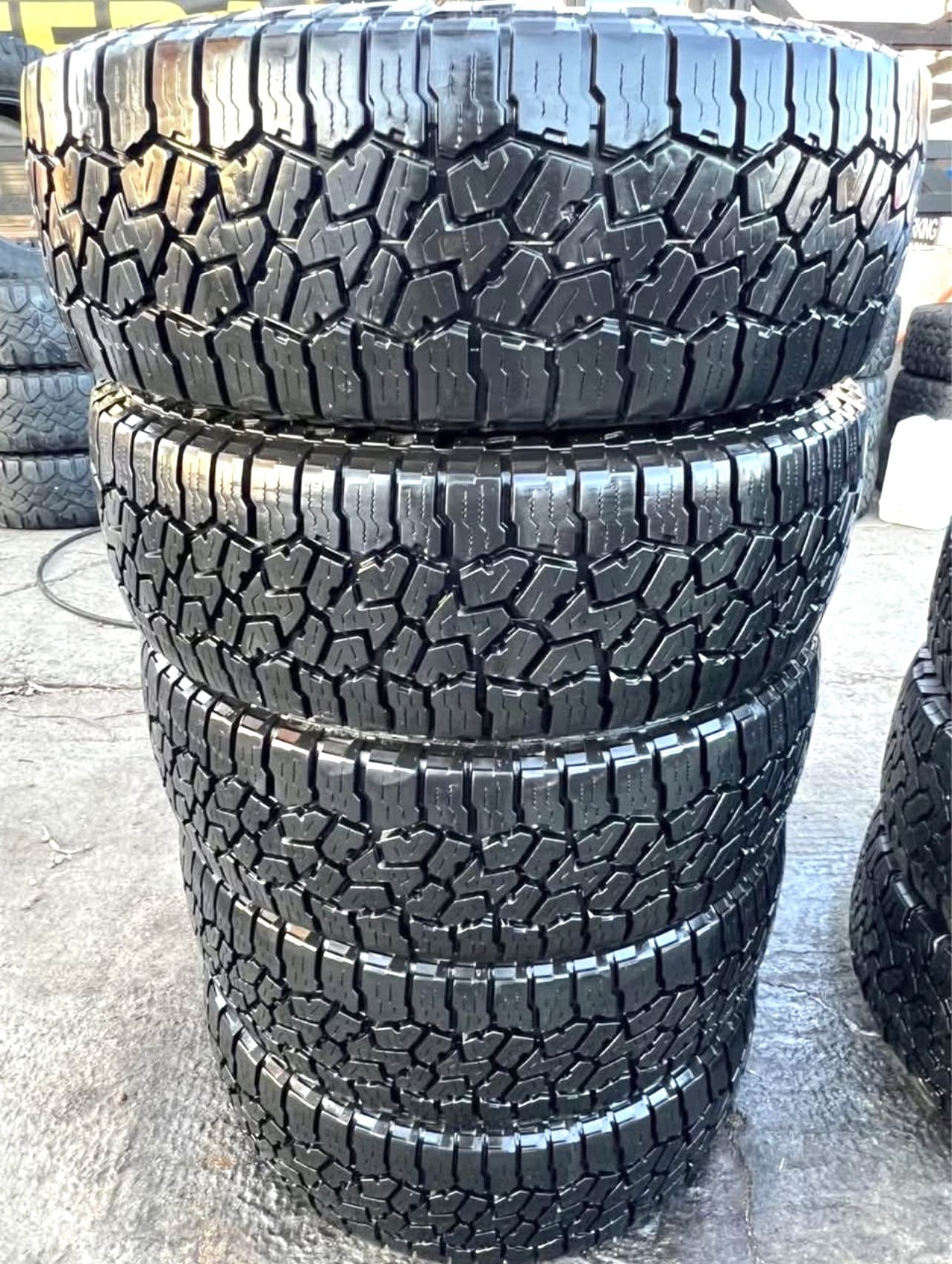 5 FALKEN LT 275/70/17 ALL TERRAIN TIRES $850 CASH TOTAL‼️ FREE INSTALLATION‼️