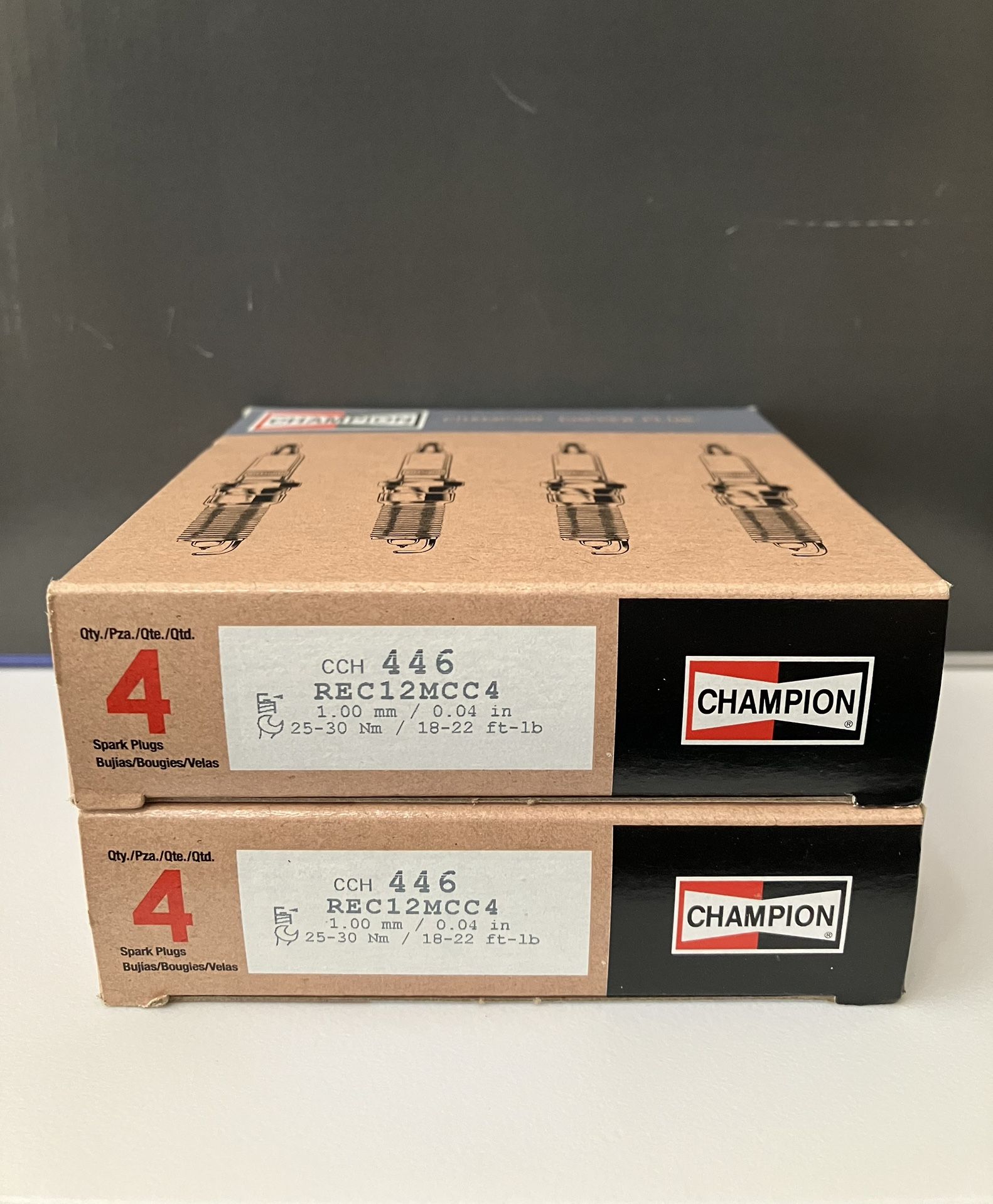 446 RC12MCC4 Champion Copper Plus Spark Plugs - 8pk