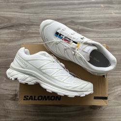 Size 9.5 Men’s/ 10.5 Women’s Salomon XT 6 White Lunar Rock WORN ONCE