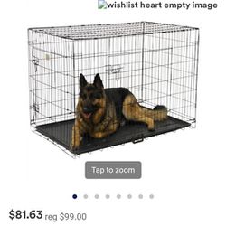 Pet  Foldable Metal Dog Crate