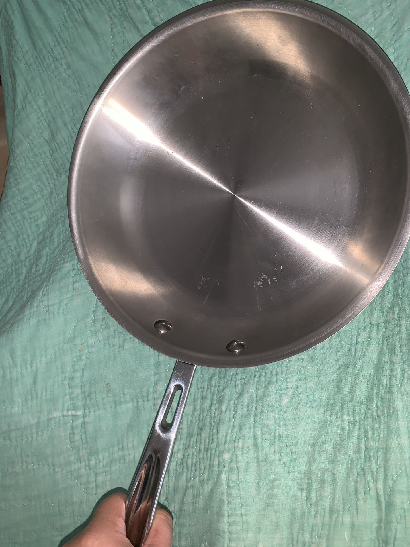 All clad 10 inch copper fry pan