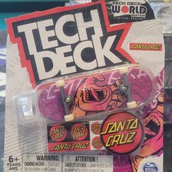 New 2020 Tech Deck SANTA CRUZ Skateboards Fingerboard Limited World Edition