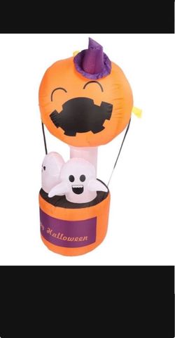 Halloween Inflatable Pumpkin Hot Air Balloon