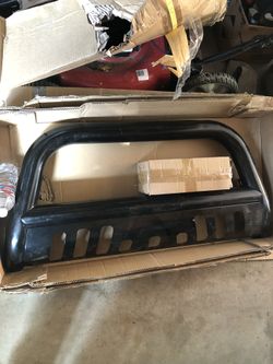 Bull bar and running bars