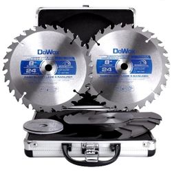 New Sealed DoWox Dado Blade Set 8" 23 Pcs Blade Set 24 Teeth 6000rpm