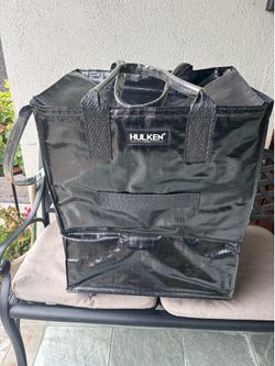 Hulken Black Large rolling Shopping Bag tote