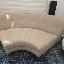 Couch 2 Seater Curved