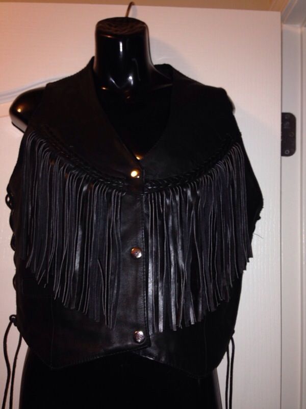 New leather vest