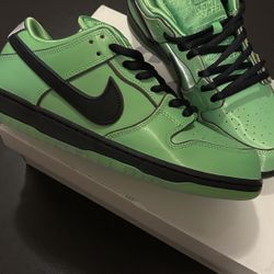 Buttercup Powerpuff Girl Dunks