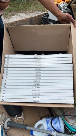 20x20x1 Air Filters – Box of ~15