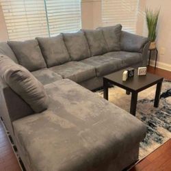 Comfy Large L Shaped Darcy Sectional CouchWith Chaise🫵 Brand New ✅ Delivery Available 🤩