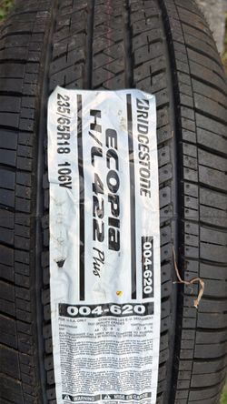 Tire 235/65/18 Bridgestone  ecopia hl plus