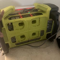 RYOBI 18V ONE+ 1800-Watt Portable Battery Inverter Power Station/8-Port Charger For Sale