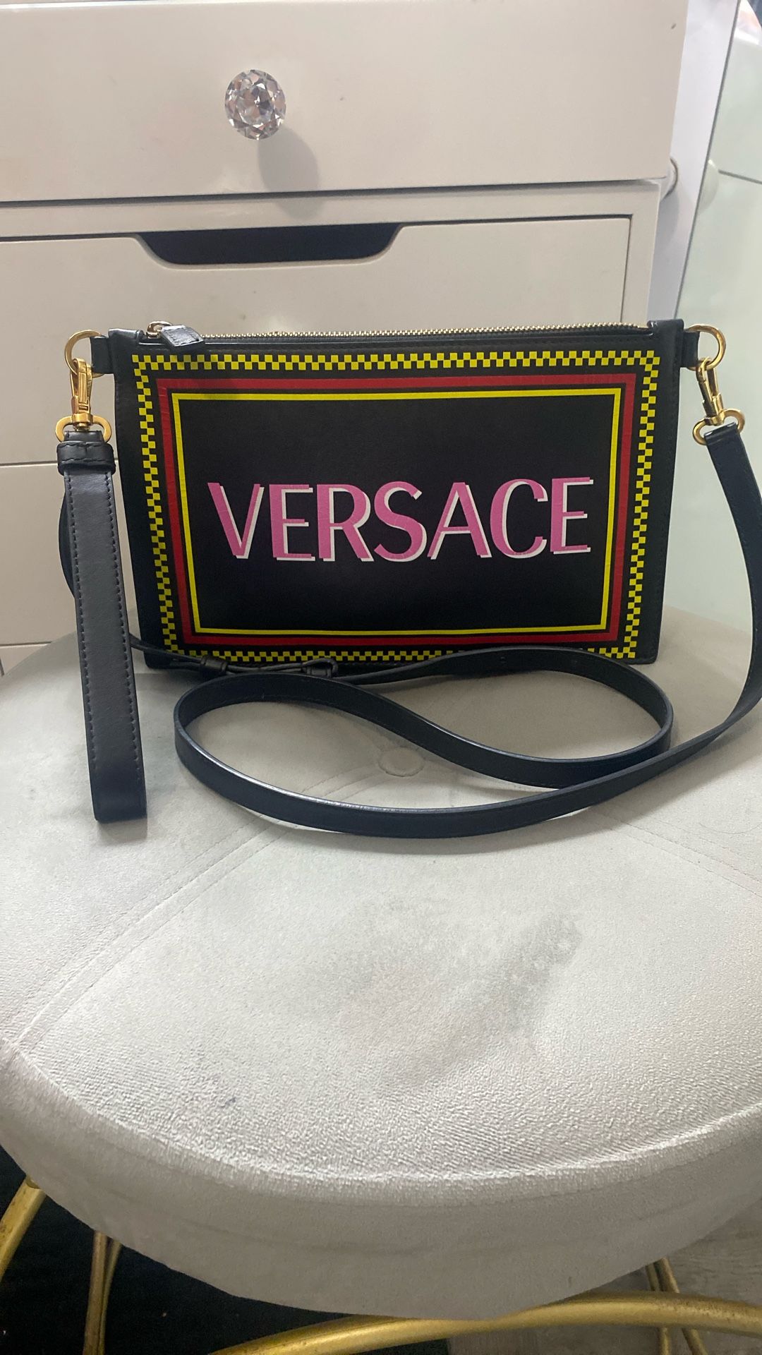 Versace 90s Logo Clutch